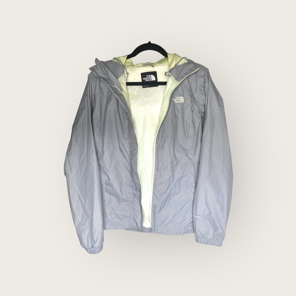 Women’s Gray Northface Rain Coat Size Small